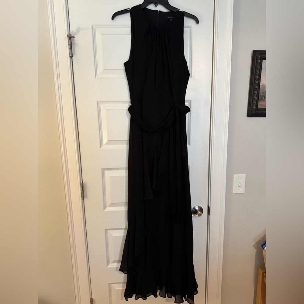 Black floor length formal dress